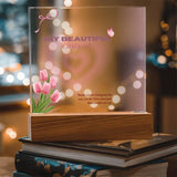 My Beautiful Girlfriend Gift – Square Acrylic Plaque - - Acrylic Prints