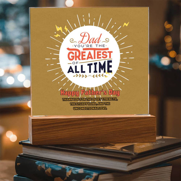 Greatest Dad Ever – Memory Plaque - - Acrylic Prints