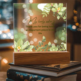 My Lovely Sister Acrylic Plaque – Heartfelt Floral Gift - - Acrylic Prints