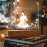 My Dear Bride Acrylic Plaque – Elegant Wedding Gift - - Acrylic Prints