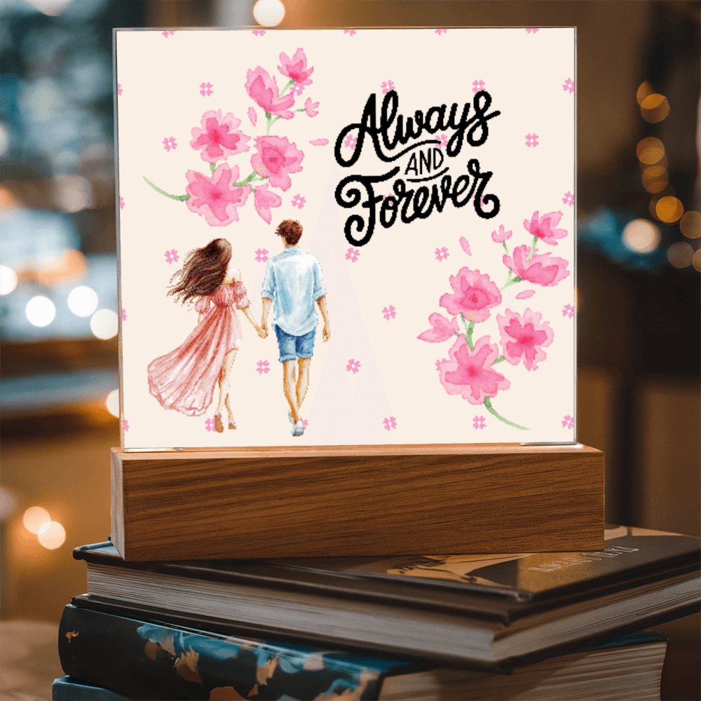 Eternal Love Acrylic Plaque – Perfect Gift for Wife or Girlfriend - - Acrylic Prints