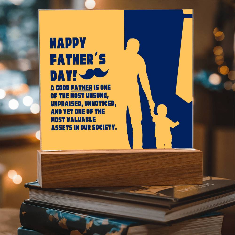 Dad - The Unsung Hero – Gift Plaque - - Acrylic Prints