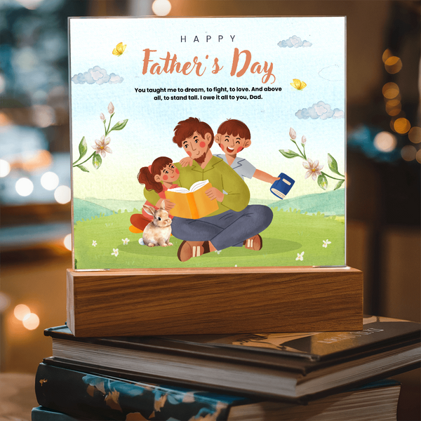 A Father’s Wisdom – Acrylic Gift Plaque - - Acrylic Prints