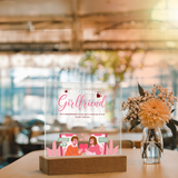National Girlfriend Day Gift – Square Acrylic Plaque - - Acrylic Prints