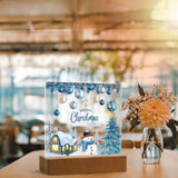 Merry Christmas Acrylic Plaque – Winter Glow Keepsake - - Acrylic Prints