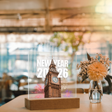 Iconic Big Ben 2026 Plaque – Festive LED Gift - - Acrylic Prints