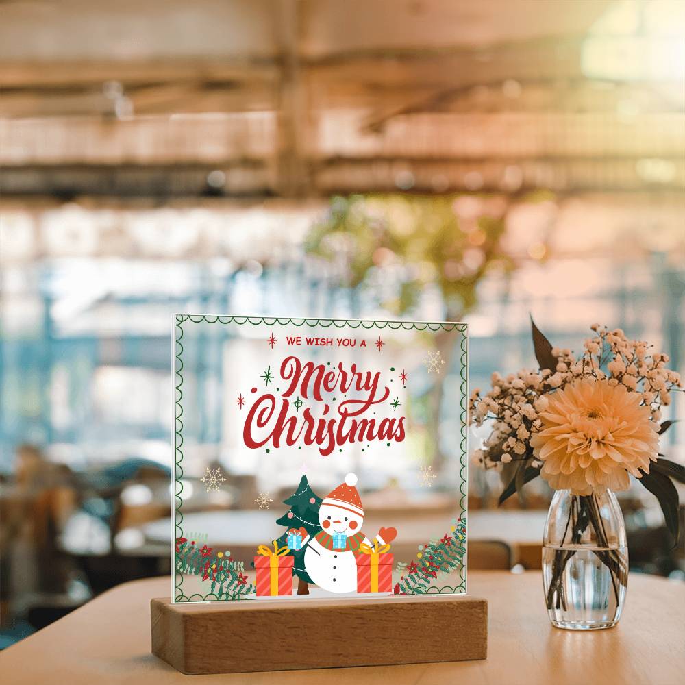 Christmas Tree Acrylic Plaque – A Timeless Holiday Gift - - Acrylic Prints