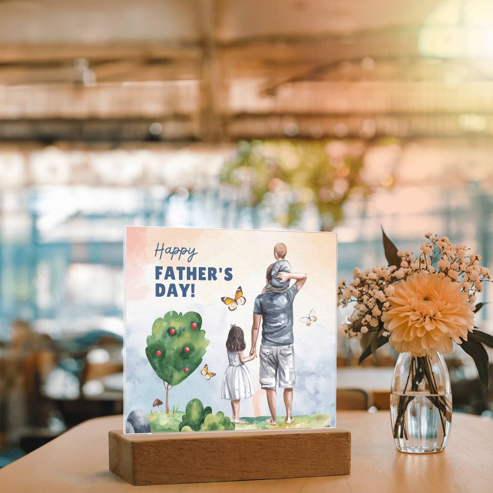 Memory Light Plaque – Father’s Day Edition - - Acrylic Prints