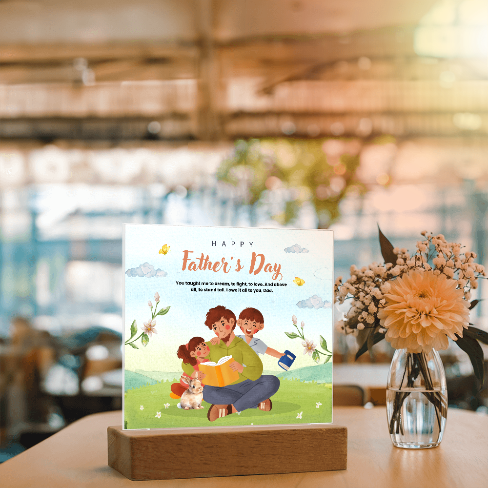 A Father’s Wisdom – Acrylic Gift Plaque - - Acrylic Prints