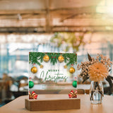 Merry Christmas Acrylic Plaque – Gift of Joy & Warm Wishes - - Acrylic Prints