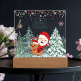 Merry Christmas Ride Acrylic Plaque – Festive Gift Delight - - Acrylic Prints