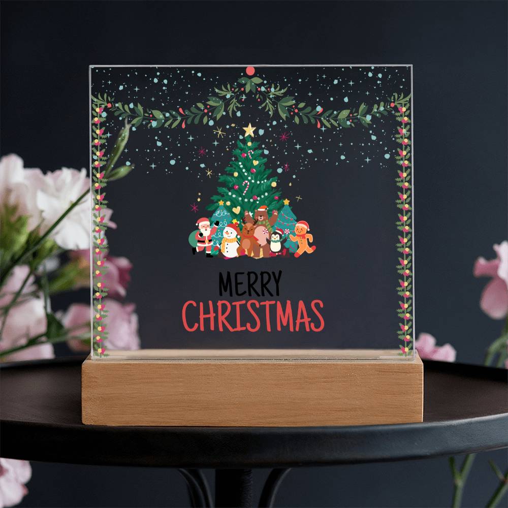 Christmas Tree Magic Acrylic Plaque – Gift Festive Joy - - Acrylic Prints