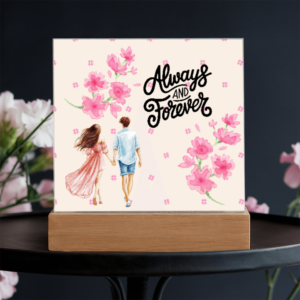 Eternal Love Acrylic Plaque – Perfect Gift for Wife or Girlfriend - - Acrylic Prints