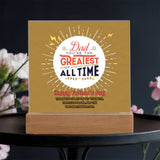 Greatest Dad Ever – Memory Plaque - - Acrylic Prints