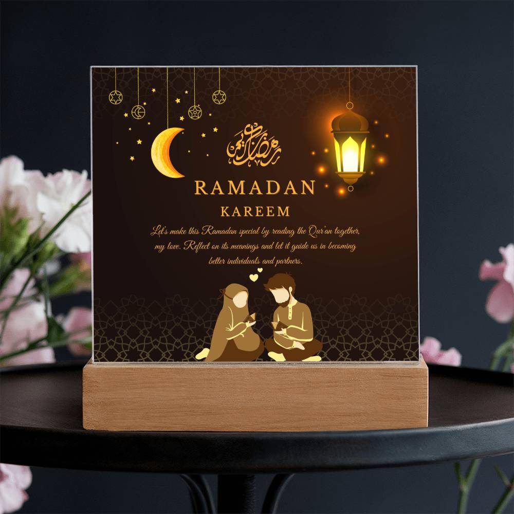 Kindness & Positivity - Ramadan Husband Plaque - - Acrylic Prints