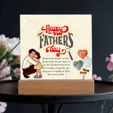 Dad, My Forever Hero – Acrylic Plaque Gift - - Acrylic Prints
