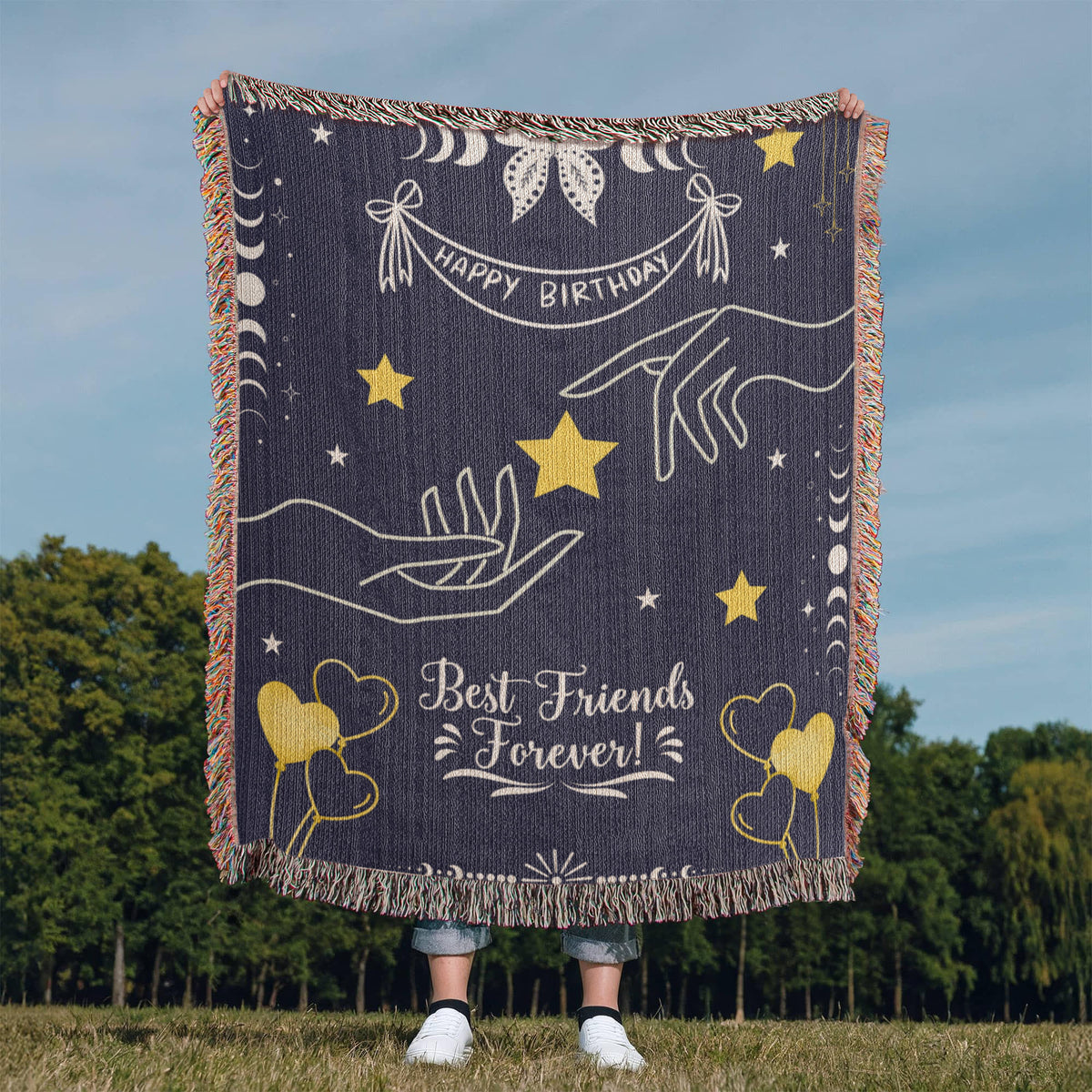 Starlight Woven Blanket – For Your Forever Friend - - Blankets