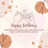 Woven Keepsake Blanket – Gift for Bestie’s Birthday - - Blankets