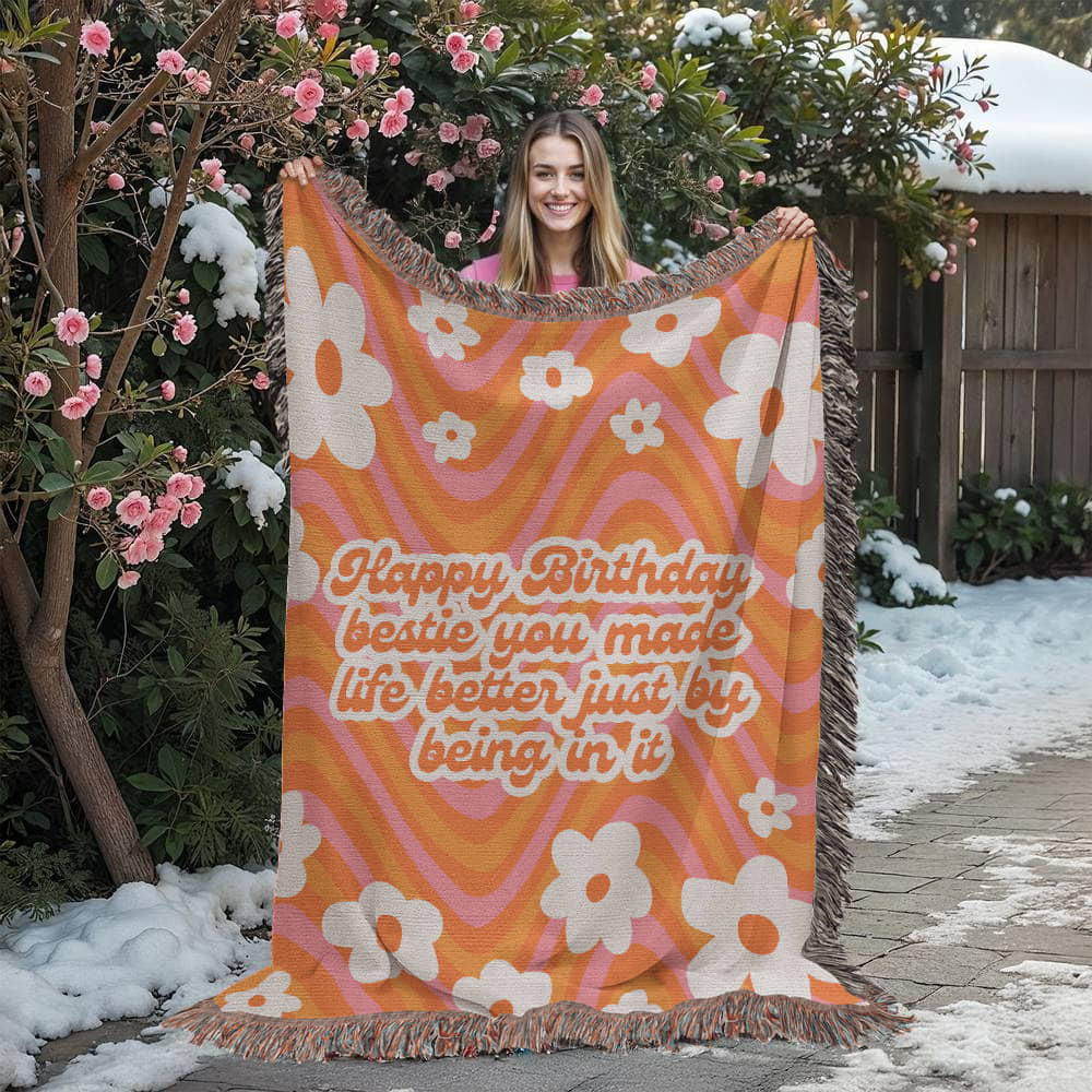 Pop Art Blanket – Bright Birthday Hug for Your BFF - - Blankets
