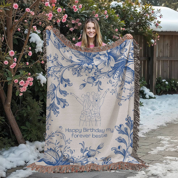 Birthday Woven Blanket – BFF Forever Edition - - Blanket