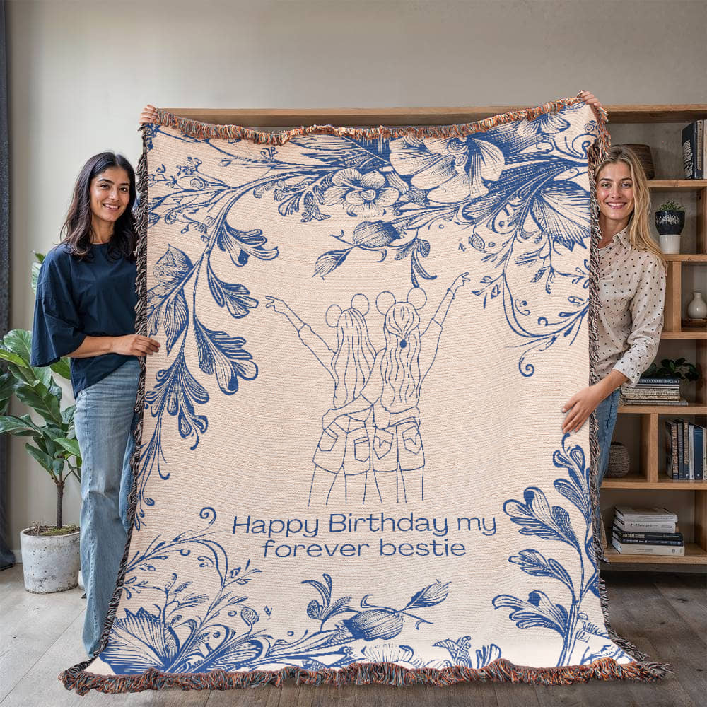 Birthday Woven Blanket – BFF Forever Edition - - Blanket