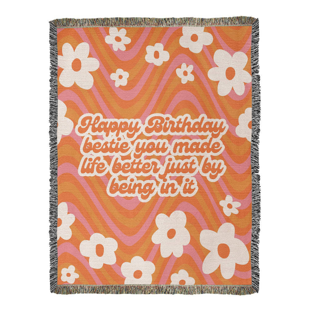 Pop Art Blanket – Bright Birthday Hug for Your BFF - 60" x 80" - Blankets