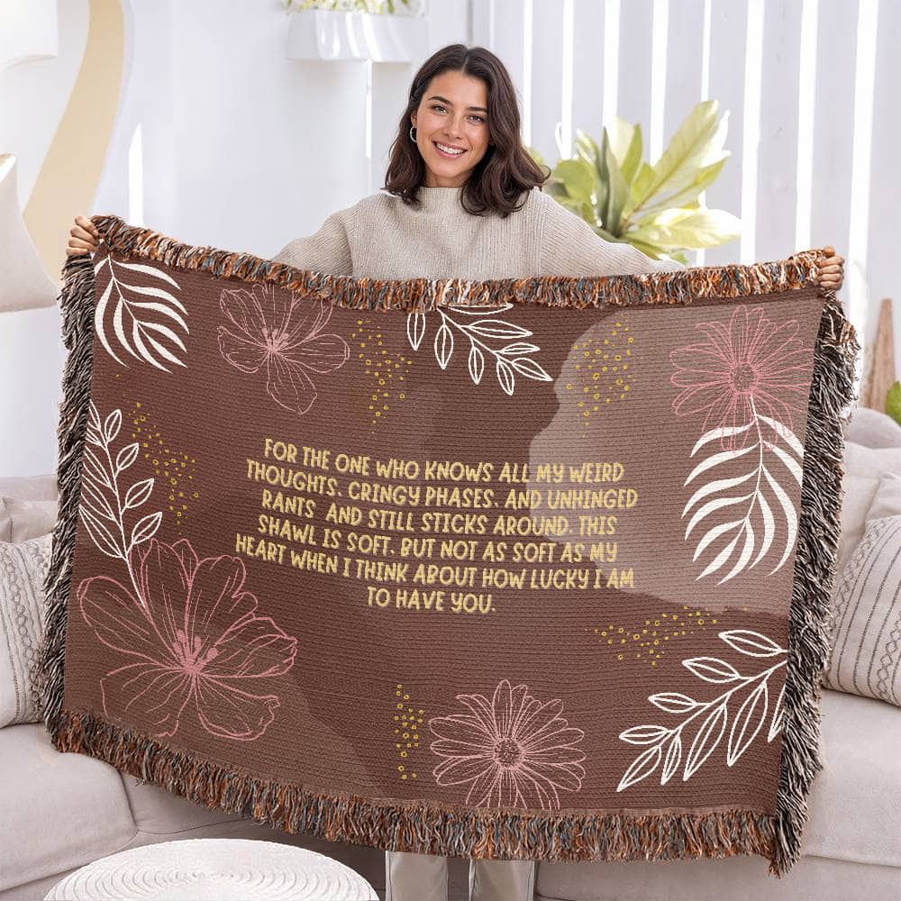 For My Ride-Or-Die – Heirloom Woven Blanket - - Blankets