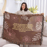 For My Ride-Or-Die – Heirloom Woven Blanket - - Blankets
