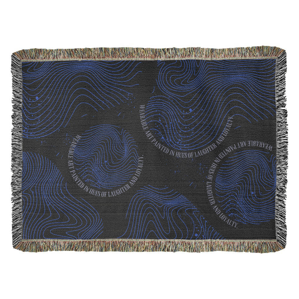 Laughter & Loyalty – Woven Art Blanket Gift - 52" x 37" - Blankets