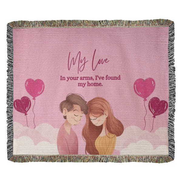 Found My Home – Woven Blanket Gift - - Blankets