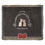 Forever & Always – Romantic Woven Blanket Gift - - Blankets