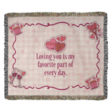 Favorite Part of My Day – Woven Blanket - - Blankets