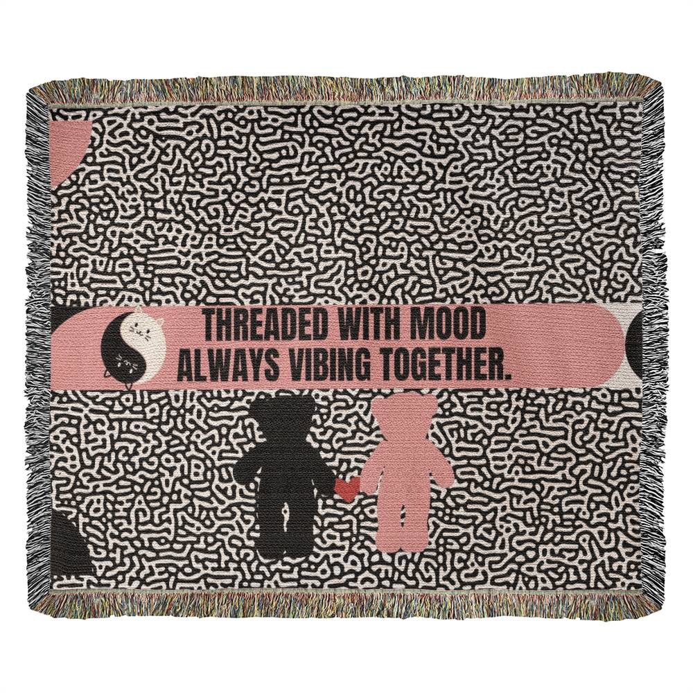Vibing Together – Woven Blanket - - Blankets