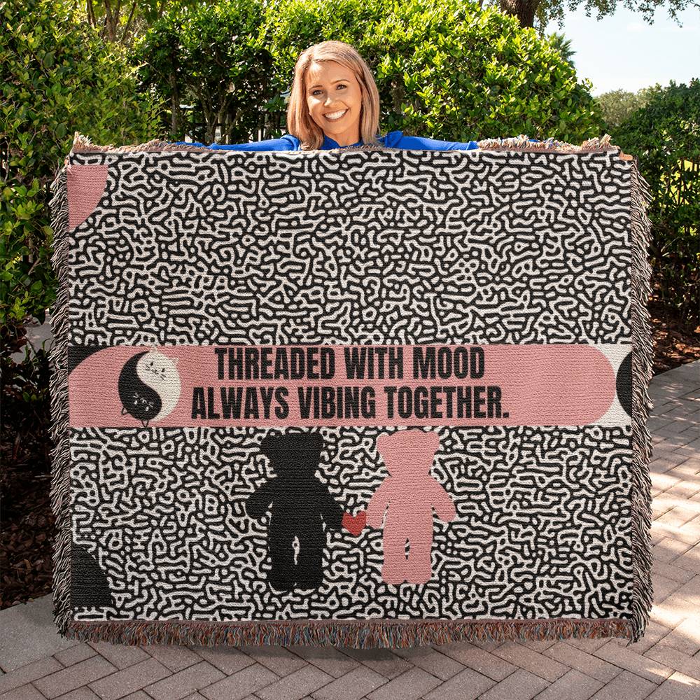Vibing Together – Woven Blanket - - Blankets