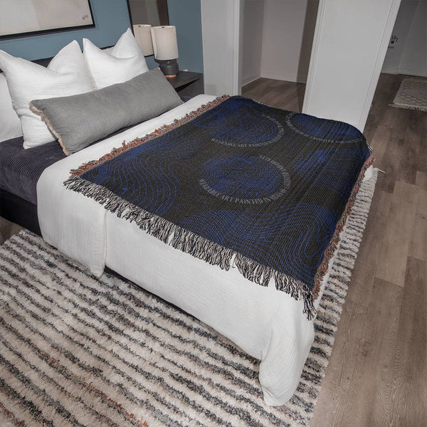 Laughter & Loyalty – Woven Art Blanket Gift - - Blankets