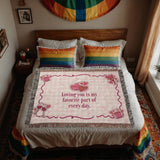 Favorite Part of My Day – Woven Blanket - - Blankets