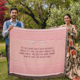 The Realest Love – Woven Blanket Gift - - Blankets