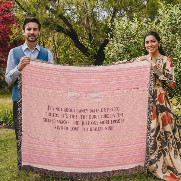 The Realest Love – Woven Blanket Gift - - Blankets