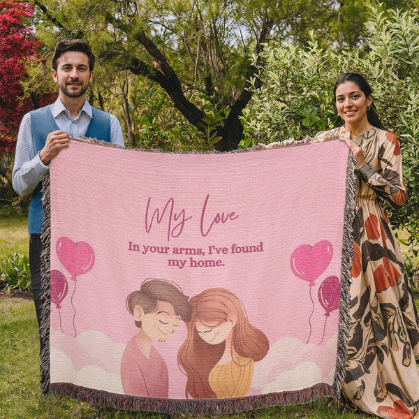 Found My Home – Woven Blanket Gift - - Blankets