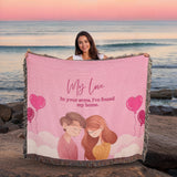 Found My Home – Woven Blanket Gift - - Blankets