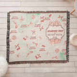 Certified Bestie Drip – Woven Blanket Gift - - Blankets