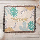 Stupid Together – Bestie Woven Blanket Gift - - Blankets