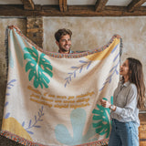 Stupid Together – Bestie Woven Blanket Gift - - Blankets