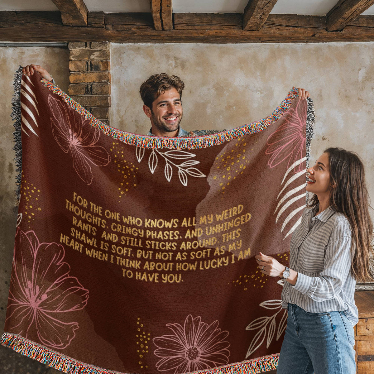 For My Ride-Or-Die – Heirloom Woven Blanket - - Blankets