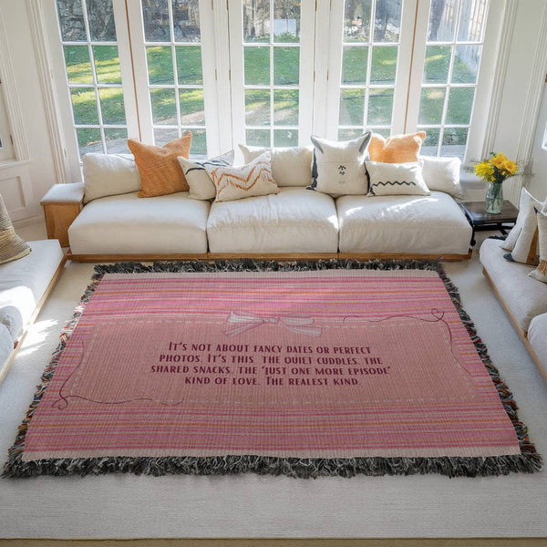 The Realest Love – Woven Blanket Gift - - Blankets