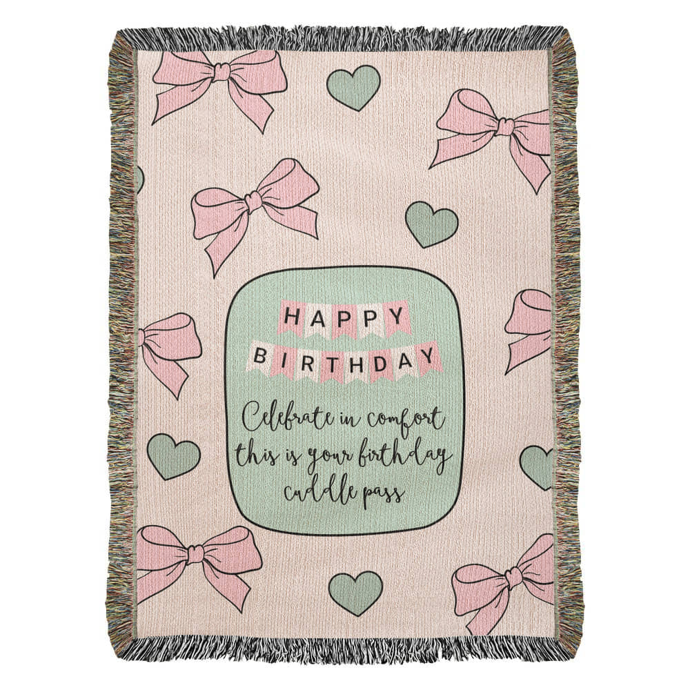 Cuddle Pass Blanket – Pastel Edition for Birthdays - - Blankets