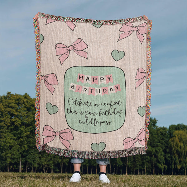 Cuddle Pass Blanket – Pastel Edition for Birthdays - - Blankets