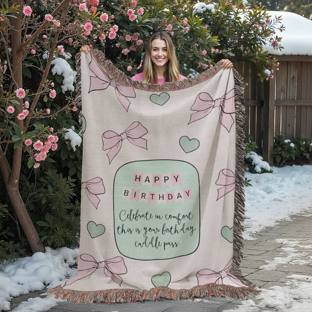 Cuddle Pass Blanket – Pastel Edition for Birthdays - - Blankets
