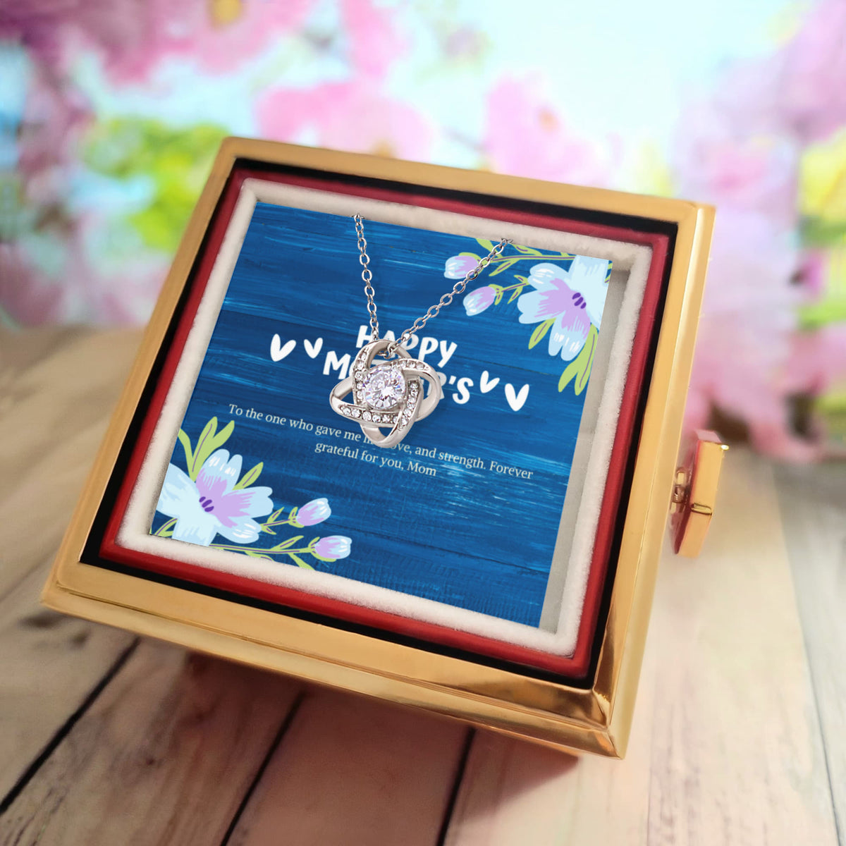 Forever Love Knot Necklace for Mother’s Day - - Necklaces