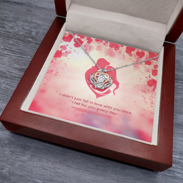 Crown Pendant Necklace – Everyday Love Gift for Wife - - Necklaces